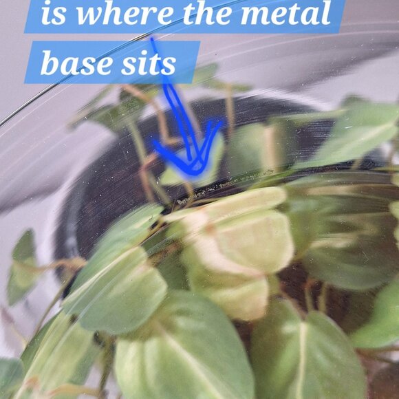 Vintage Brass & Glass Pedestal Bowl: Ornate Victorian Style Compote - Picture 2 of 4